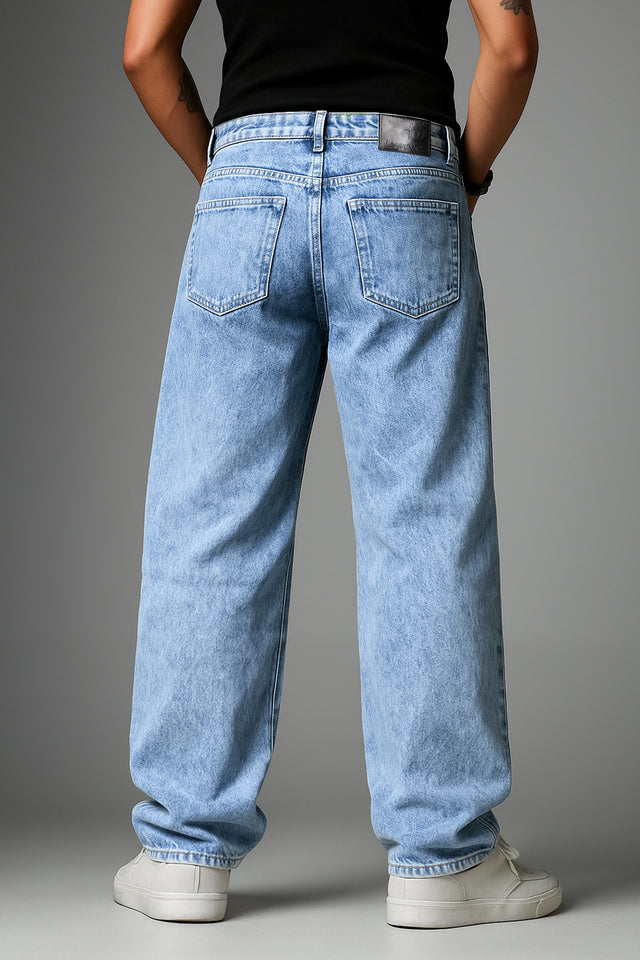 Denim: Blue Acid Fade (Baggy Fit)