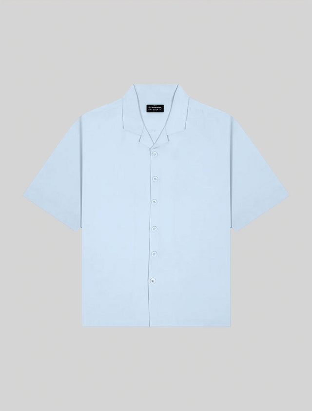 Light Blue Bowling Shirt