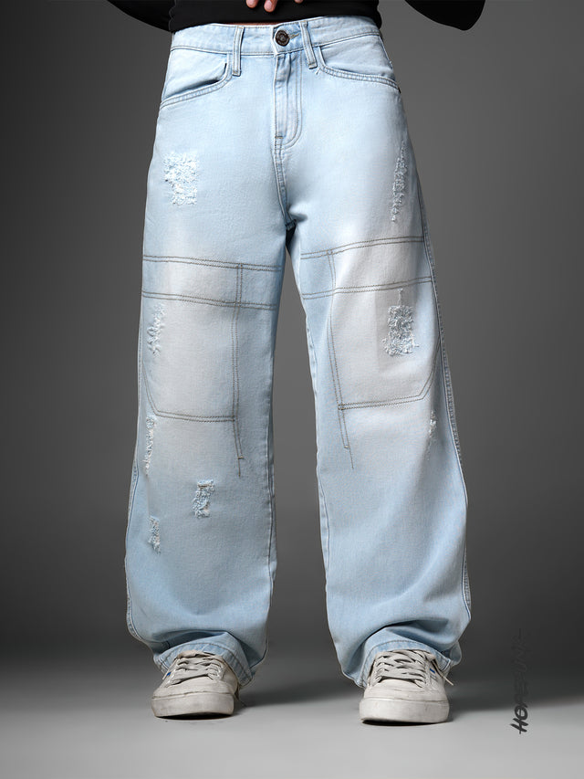 Denim: Distress Blue - Sale