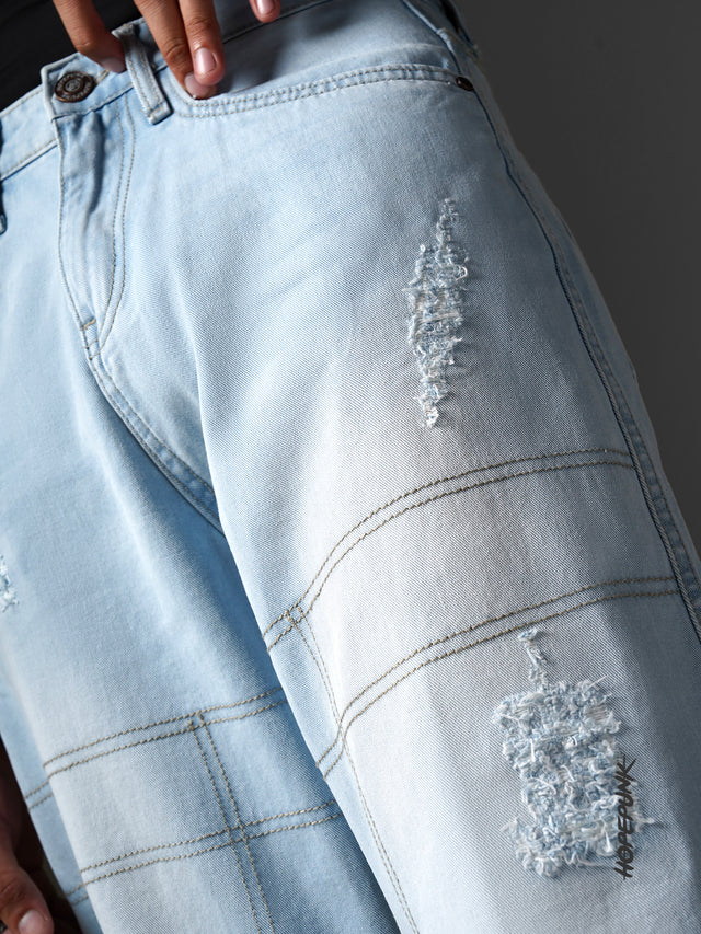 Denim: Distress Blue - Sale