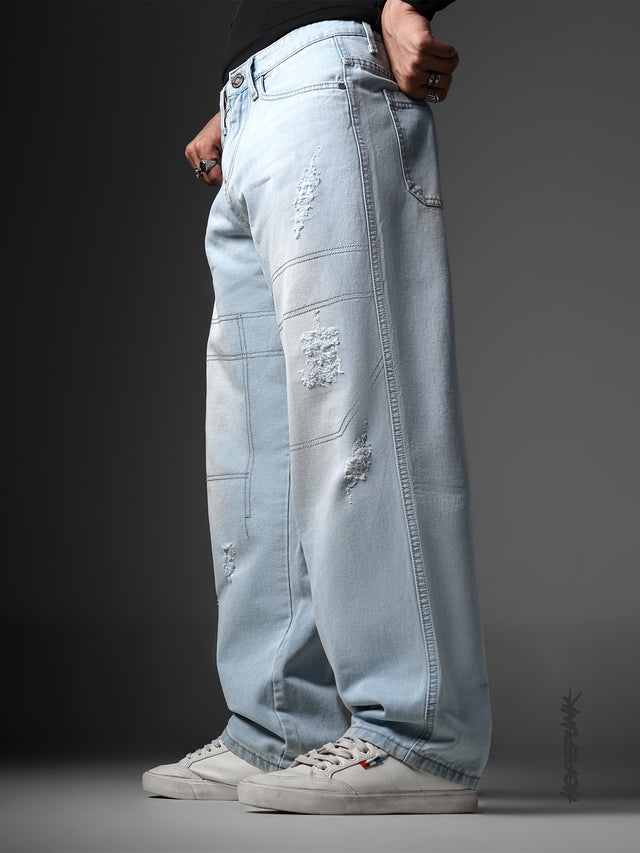 Denim: Distress Blue - Sale