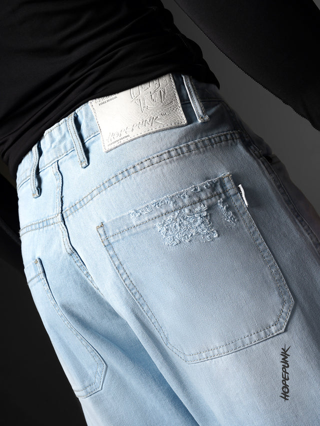 Denim: Distress Blue - Sale