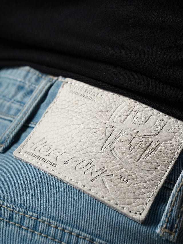Denim: Light blue Pocket - Sale