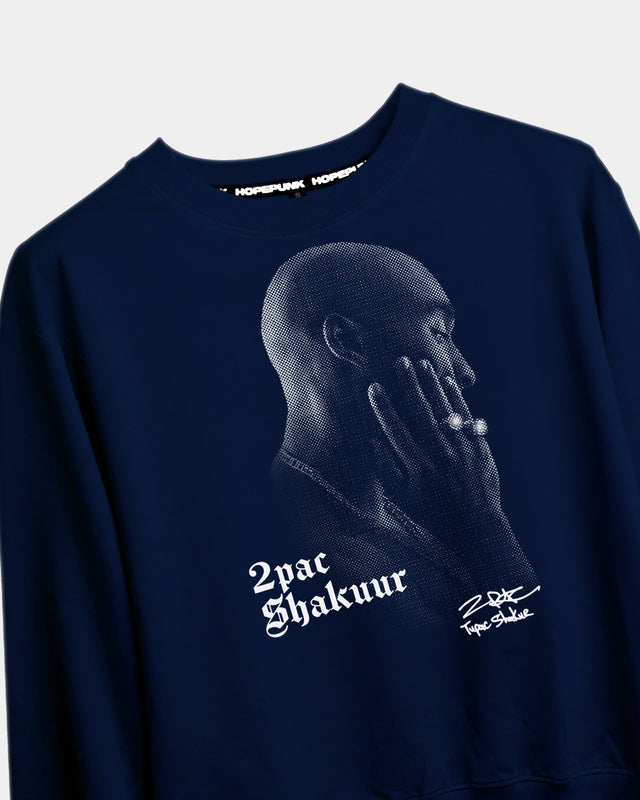 Tupac Shakur Halftone - Sweatshirt - EOSS