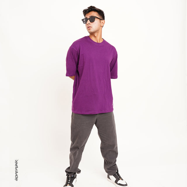 Dark Purple - 180GSM (Oversized)