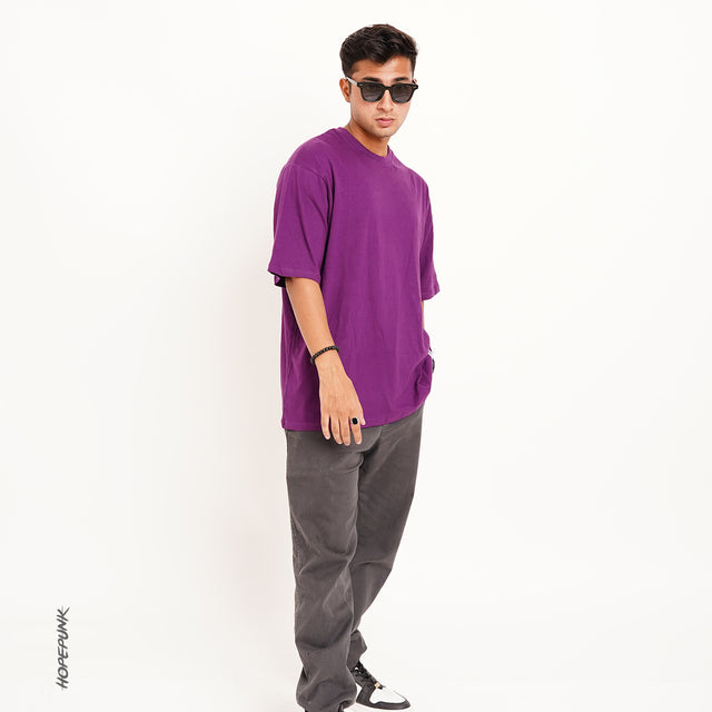 Dark Purple - 180GSM (Oversized)