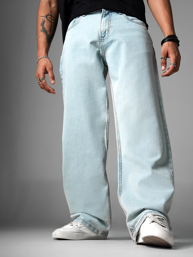 Denim: Ice Blue (Baggy Fit)