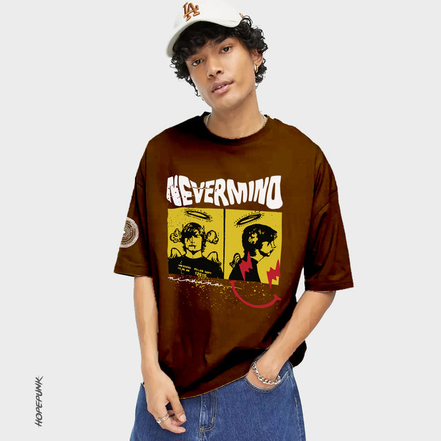 Nirvana Bleach On Brown T shirt 