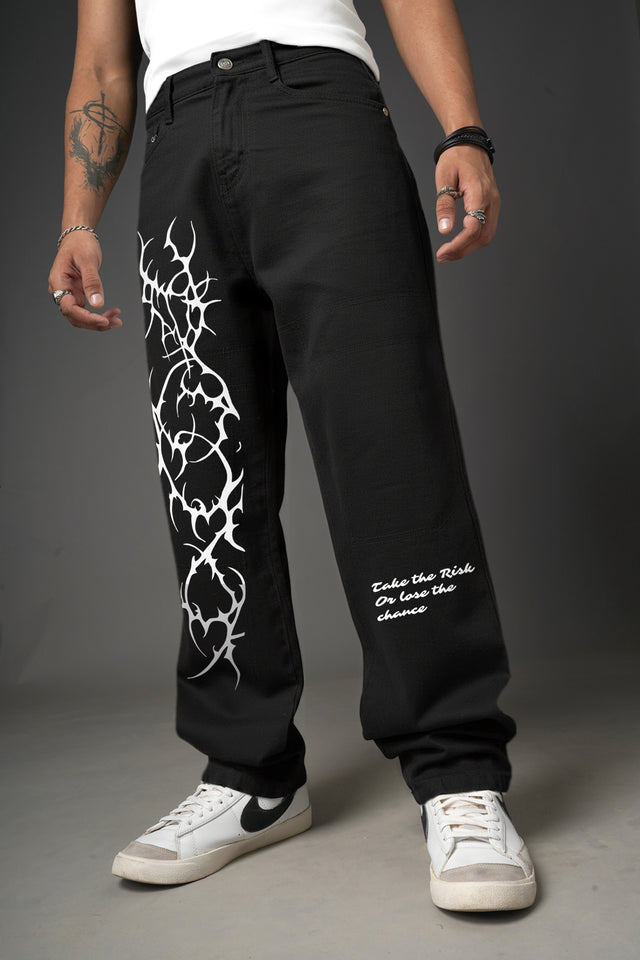 Risk or Lose - Jet Black Denim