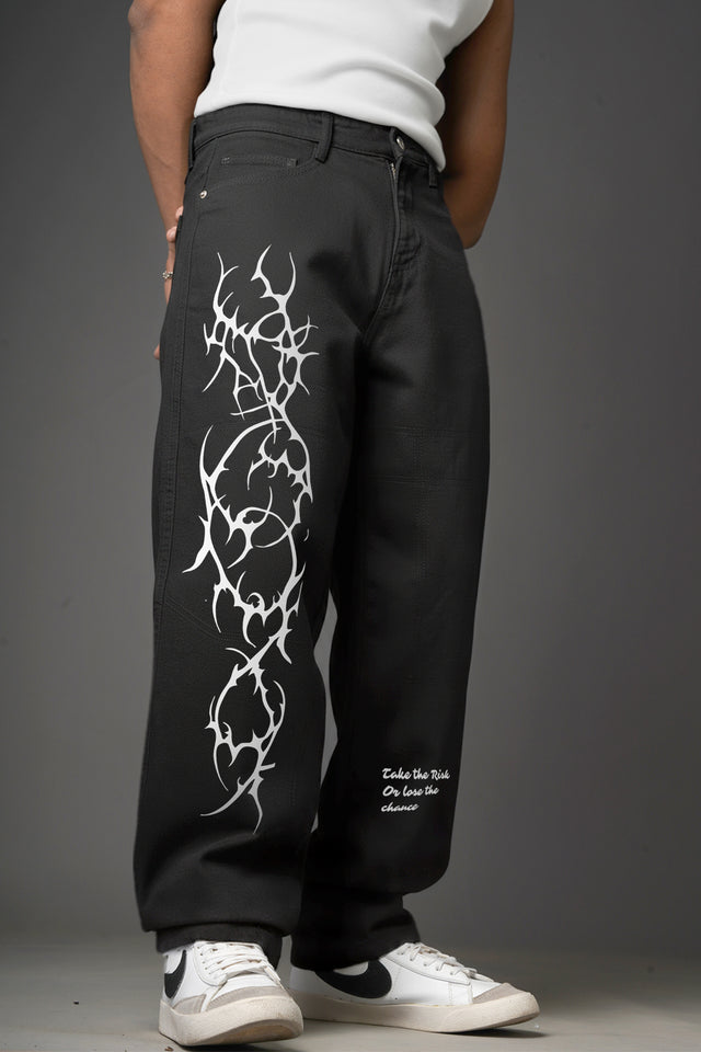 Risk or Lose - Jet Black Denim