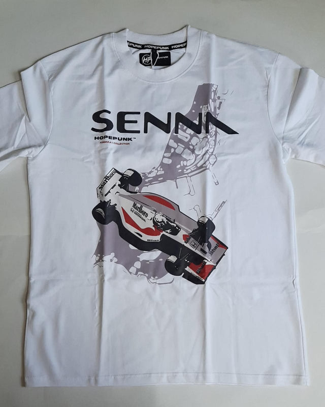 Ayrton Senna L / White (Minor Print Issue)