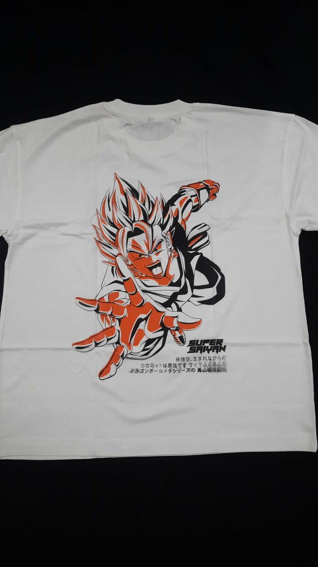 Super Saiyan XL - White Sale (Minor print Issue)