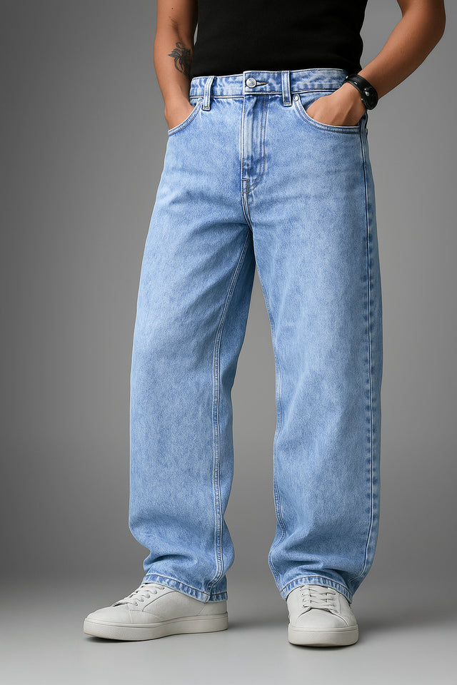 Denim: Blue Acid Fade (Baggy Fit)