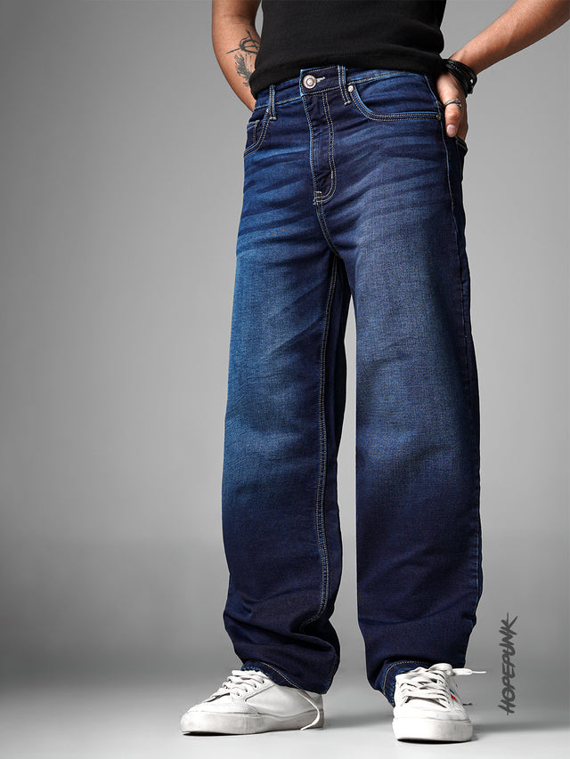 Denim: Blue Stretch (Straight Fit)
