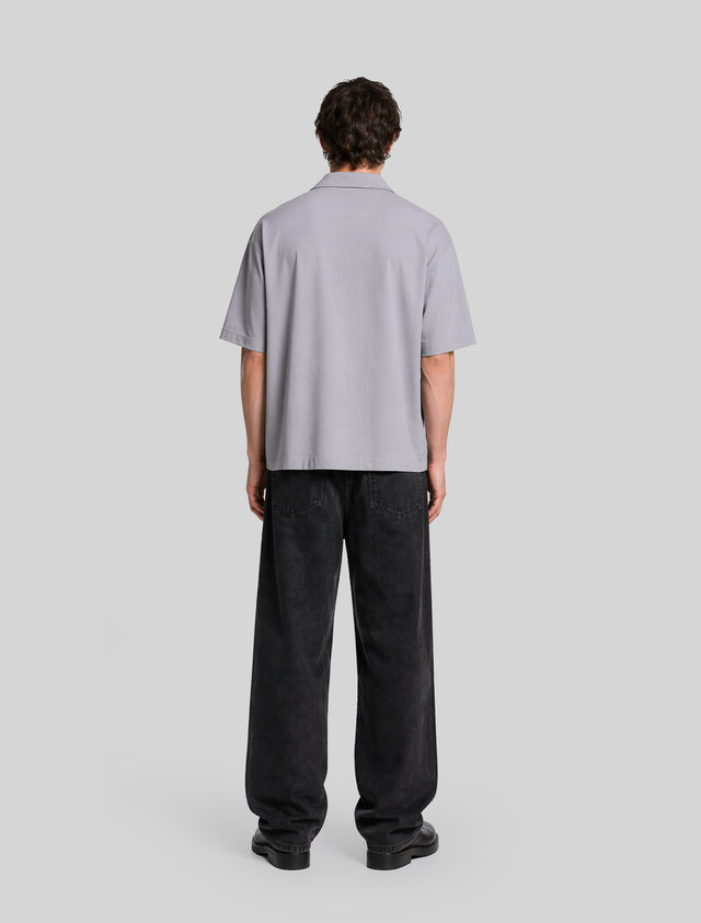 Grey Bowling Shirt