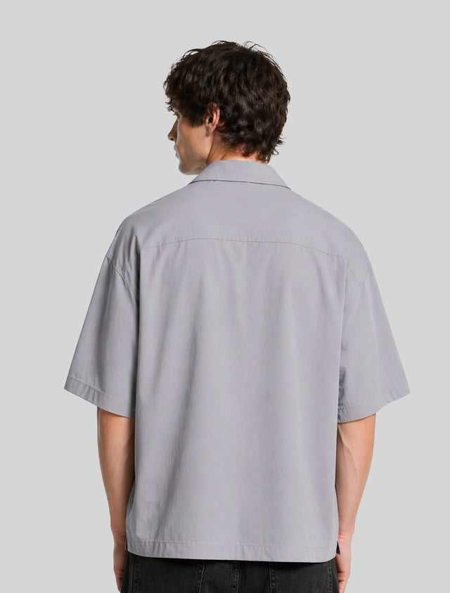 Grey Bowling Shirt