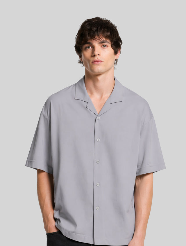 Grey Bowling Shirt