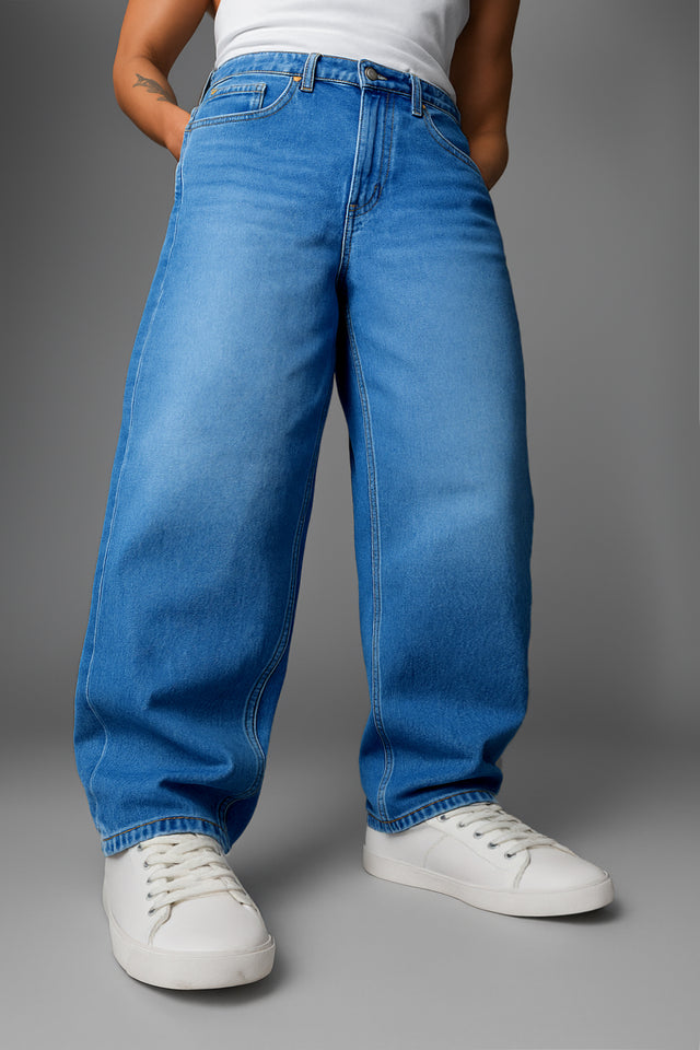 Denim: Blue Shade ( Baggy Fit)