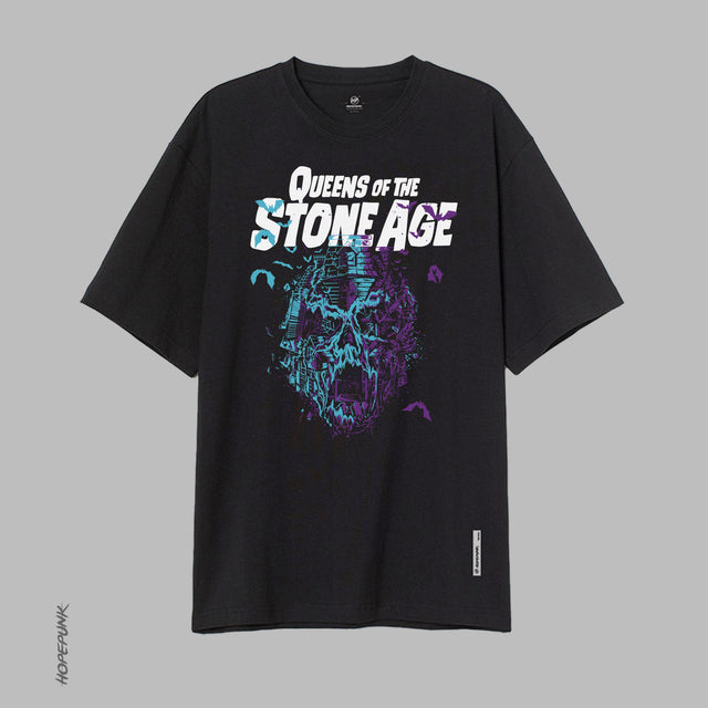 Queen of Stonage L / Black 180 GSM (Sale)