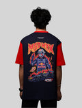 Mad Max racing oversized t-shirt back model