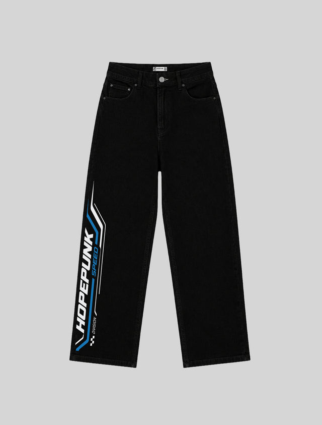 Speed Division- Jet Black Denim