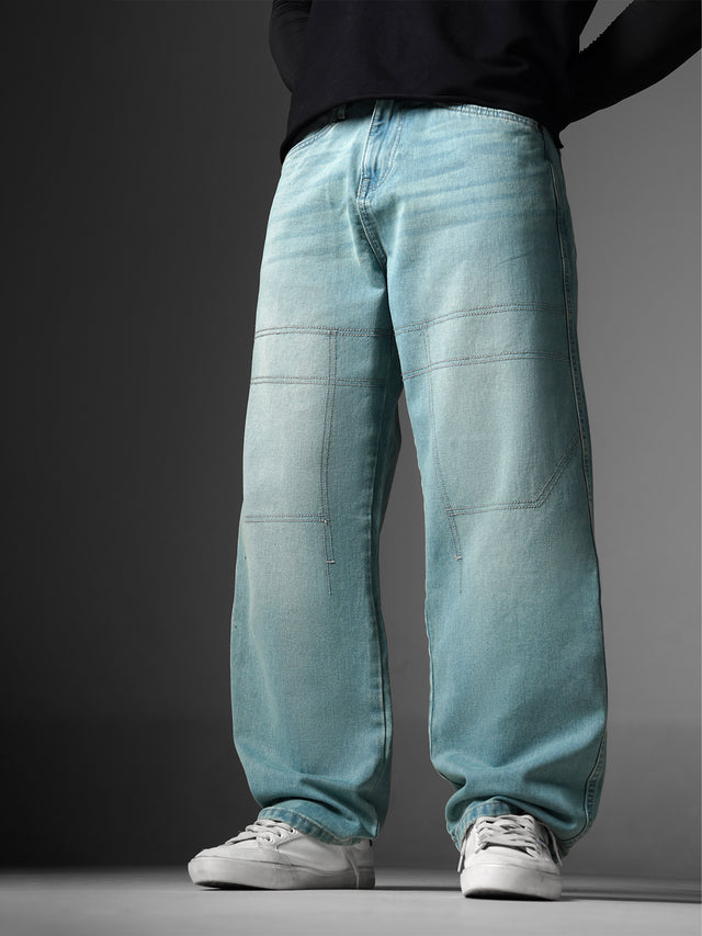 Denim: Tinted blue (Baggy Fit)