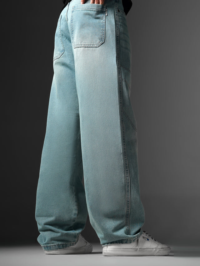 Denim: Tinted blue (Baggy Fit)