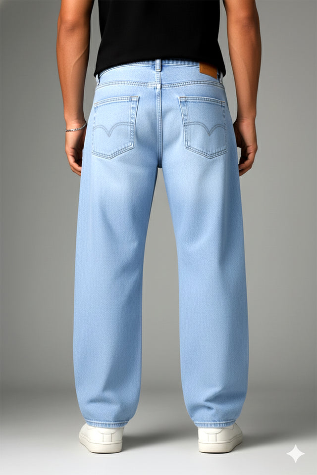 Trust No One - Light Blue Denim