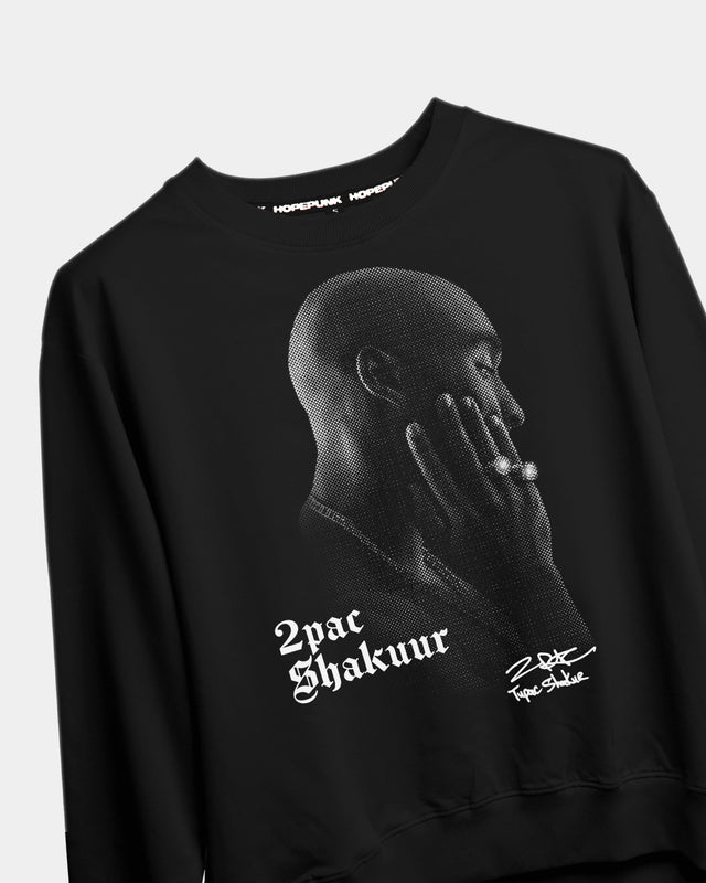 Tupac Shakur Halftone - Sweatshirt - EOSS