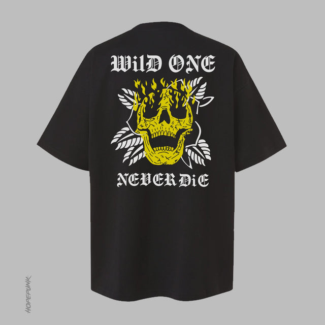 Wildone Never Die - Black Oversize Sale
