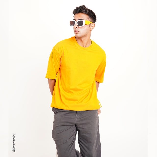 Mustard Oversize T Shirt 180 GSM - EOSS
